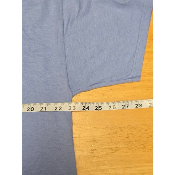 Vintage North Dakota Shirt Test Print Tee Blue Large Floral Graphic - Picture 7 of 8